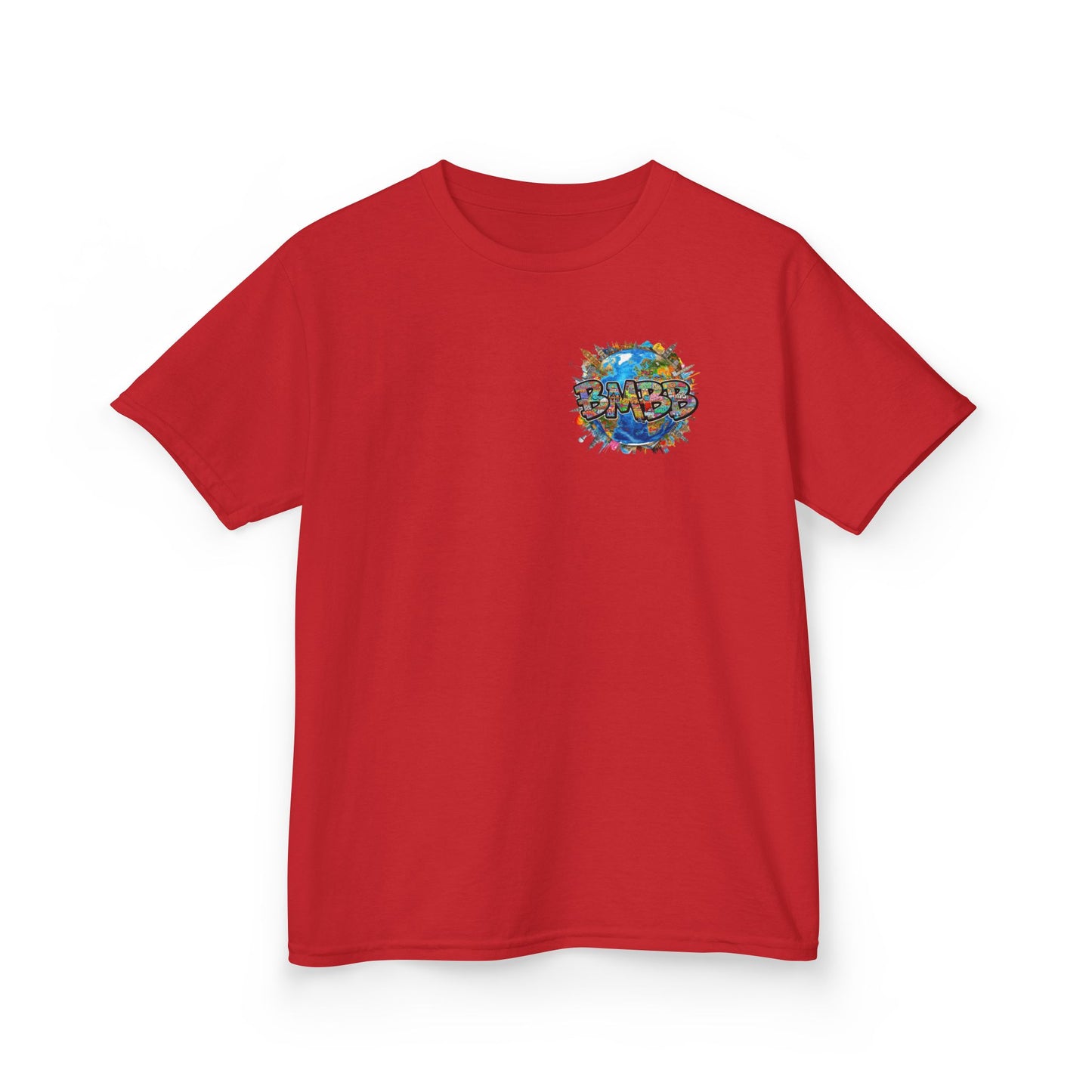 Kids Inspirational Graphic Tee - "Be Brave, The World is Yours"