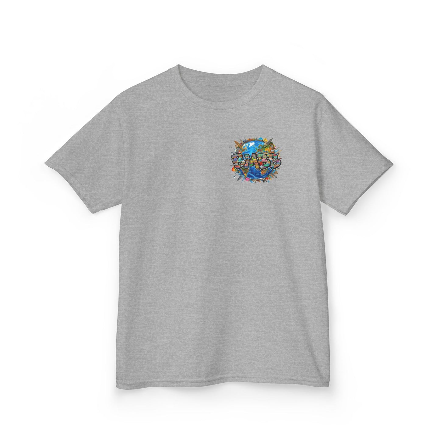 Kids Inspirational Graphic Tee - "Be Brave, The World is Yours"